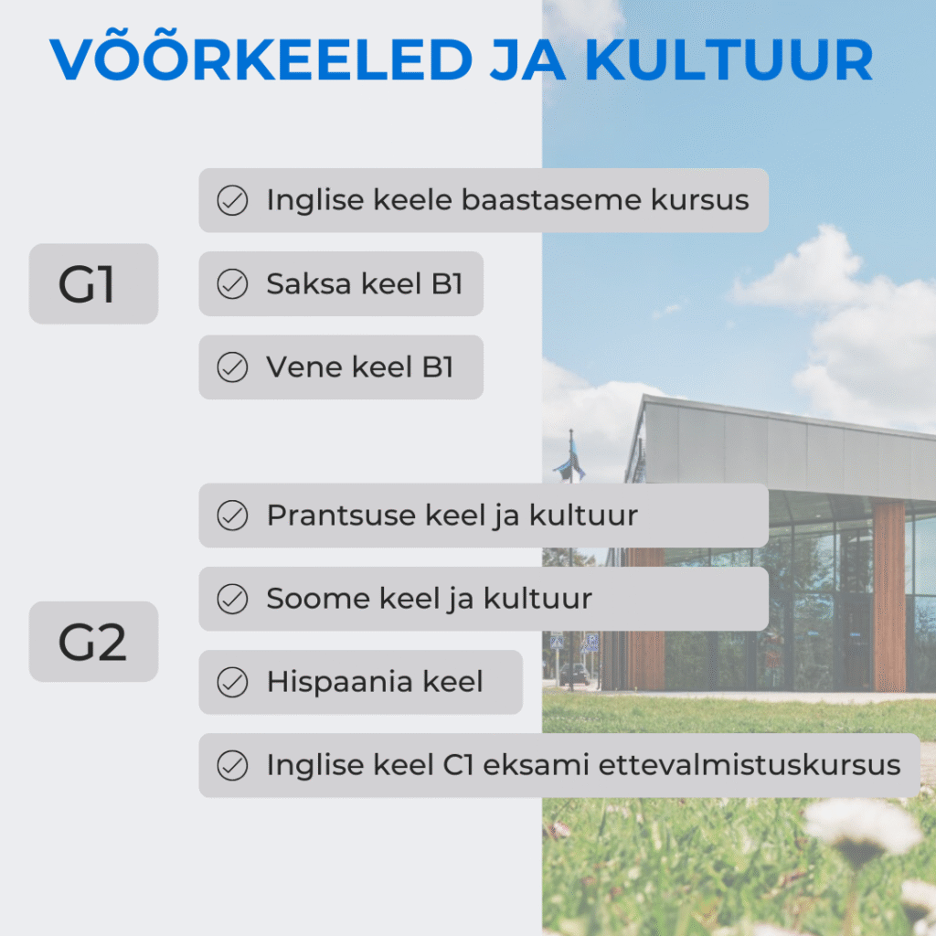 Võõrkeeled ja kultuur